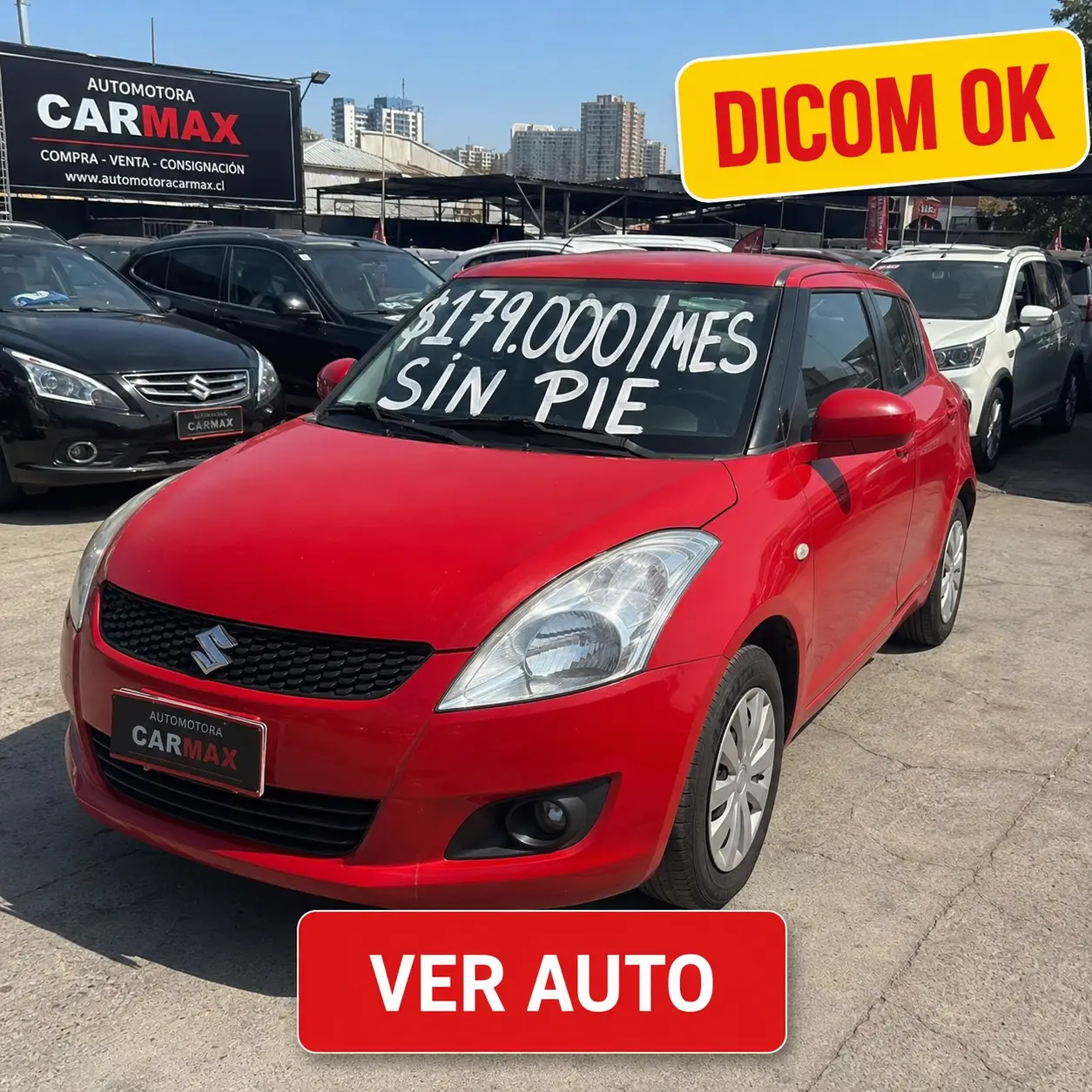 DICOM Y SIN PIE · $179.000/MES — VER AUTO