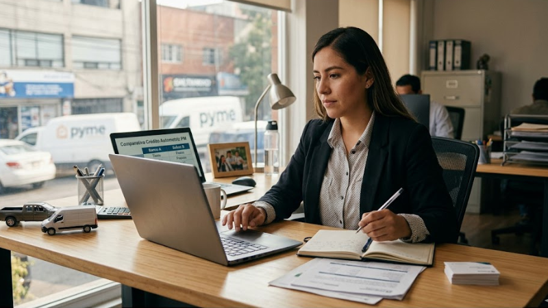 Credito automotriz en linea para personas morales en México