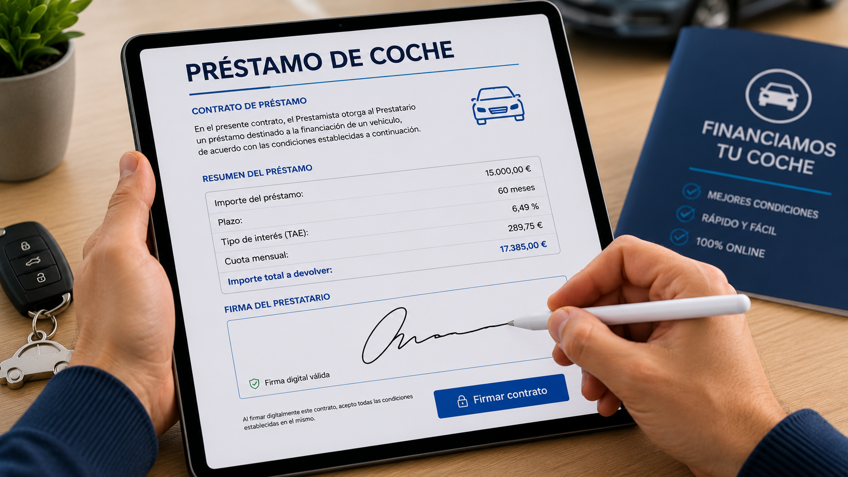 Cómo conseguir prestamo de coche sin nómina ni aval paso a paso