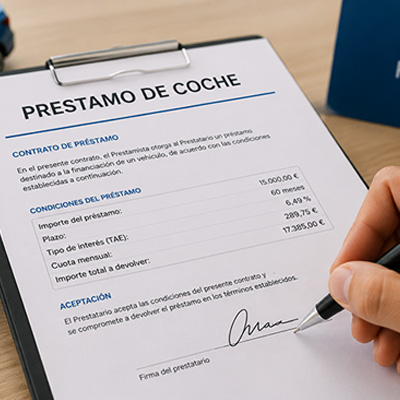 prestamo de coche